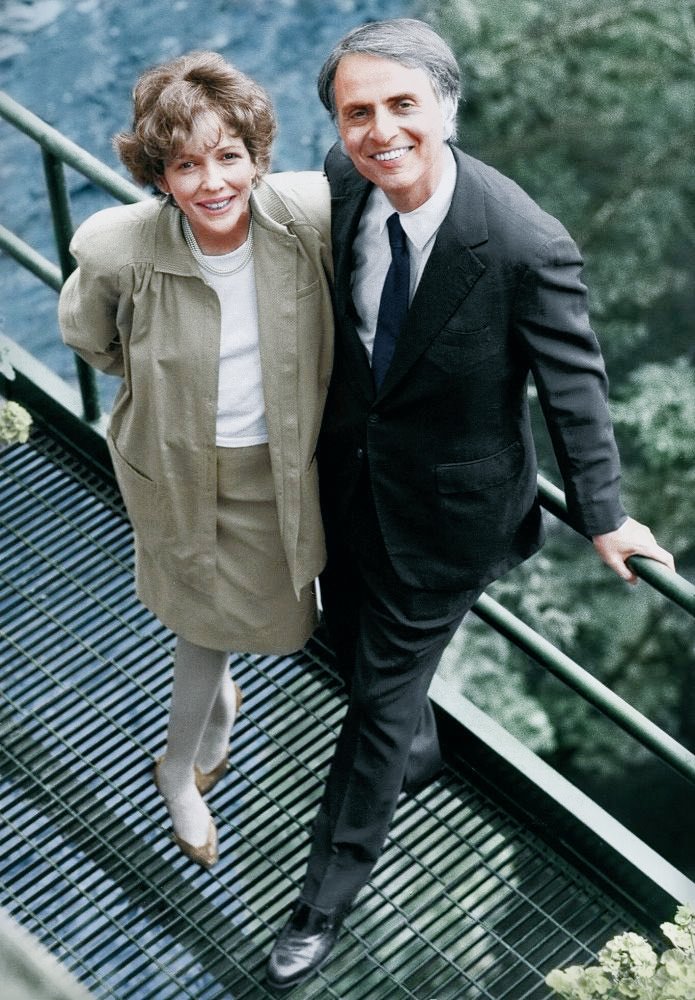 “When my husband died, because he was so famous and known for not being a believer, many people would come up to me-it still sometimes happens-and ask me if Carl changed at the end and converted to a belief in an afterlife. They also frequently ask me if I think I will see him