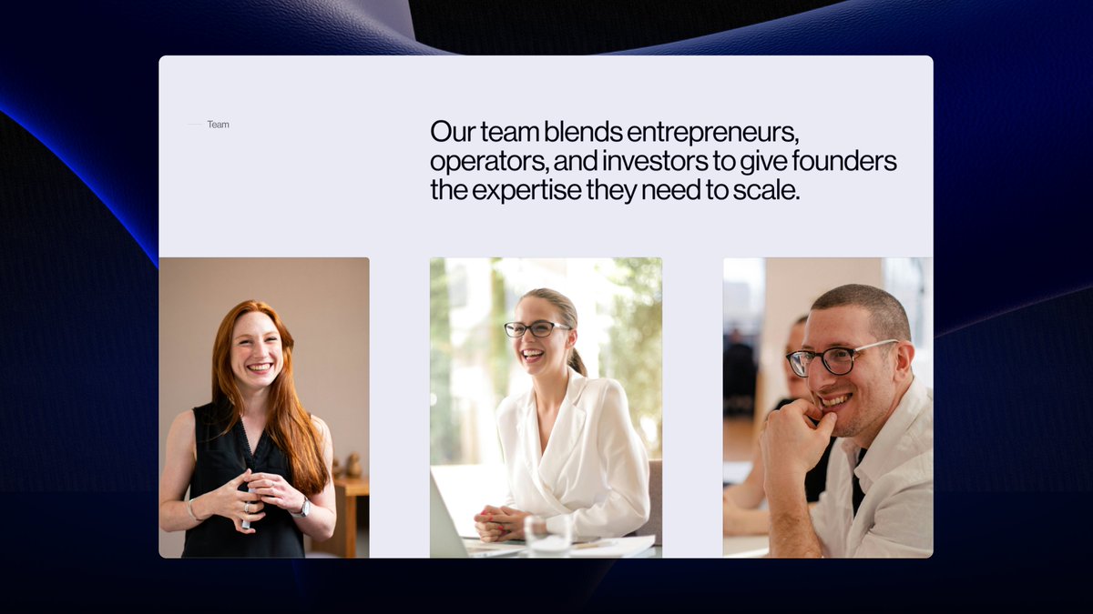 We designed a complete template for a YouTube livebuild by <a href="/LucasClairet/">Lucas Clairet</a> on the <a href="/digidop_com/">Digidop</a> channel, based on the Lumos framework (by Timothy Ricks).

The idea was to create a premium VC website focused on AI and tech to demonstrate how design and development can be aligned.