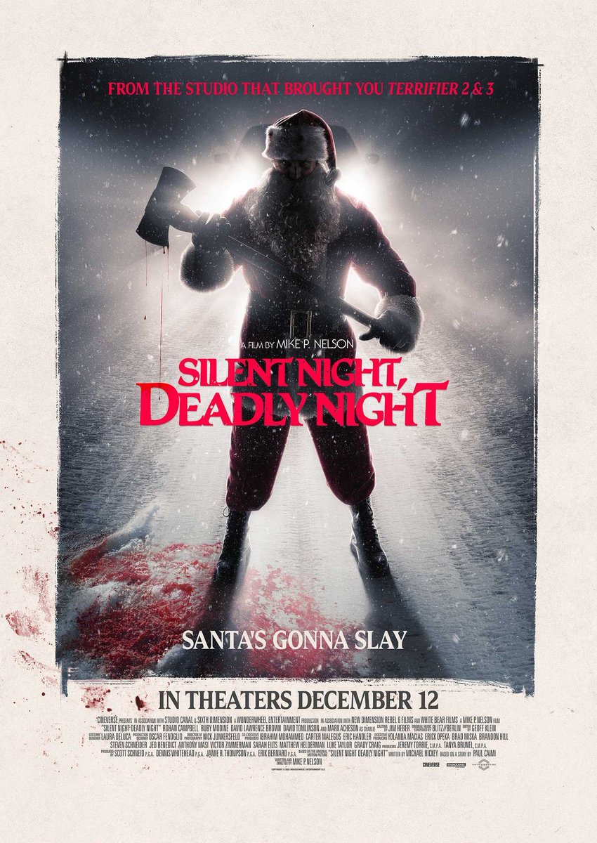 slashersxo's tweet photo. 'SILENT NIGHT, DEADLY NIGHT' 🪓🎅🏻
Director: Mike P. Nelson
Release Date: December 12, 2025 https://t.co/ddSTqthq43