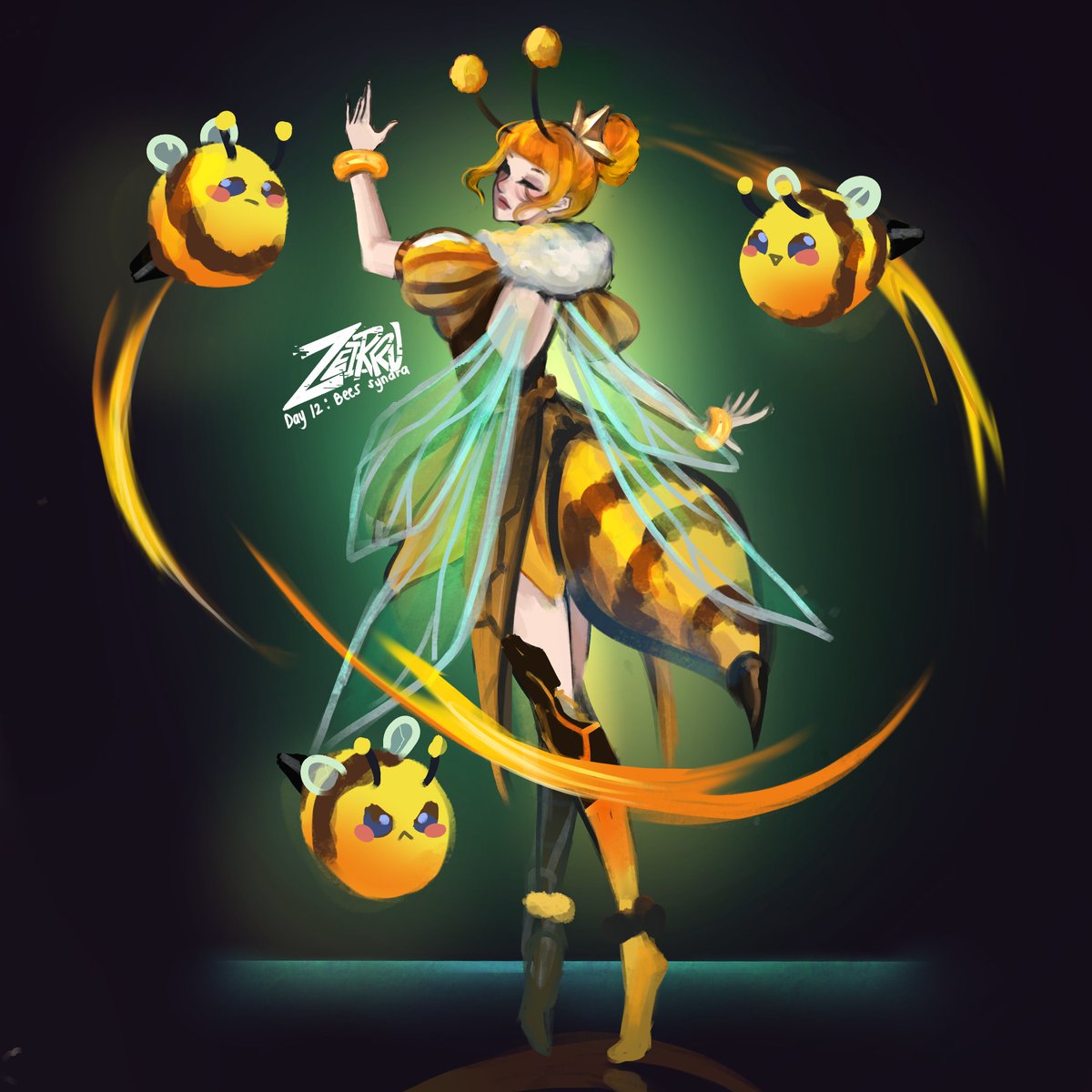 Day 11: Bees Syndra

#skintober #skintober2025 #LeagueOfLegends #ArtofLegends
