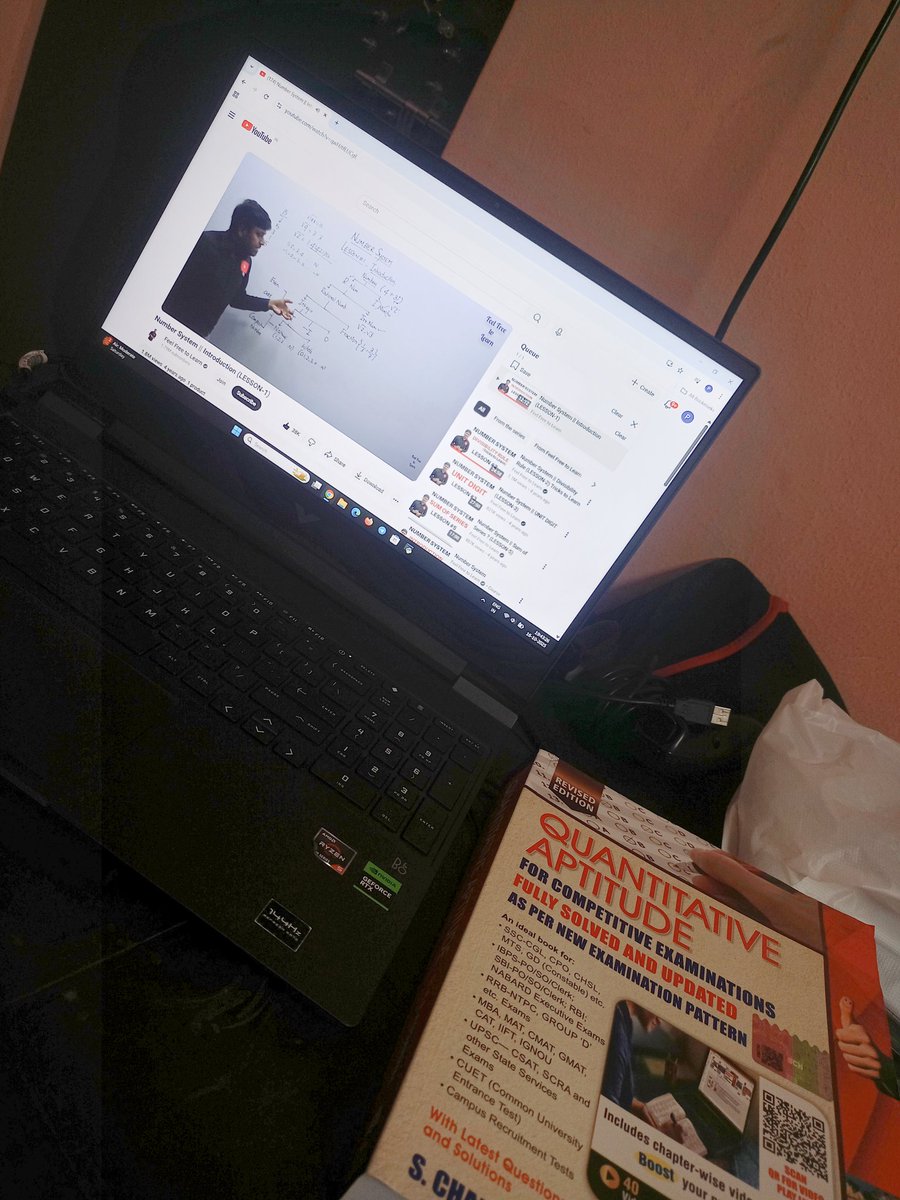 atharv_tech30's tweet image. Started my #Aptitude journey today 📘
Chapter 1: Number System
Watched 2 YT videos on Number System chart &amp;amp; Divisibility Rules ✨

Also paused C (last topic: Data Types), next is Operators.
Now balancing both C + Aptitude for placements 💪
#LearningJourney #QuantitativeAptitude