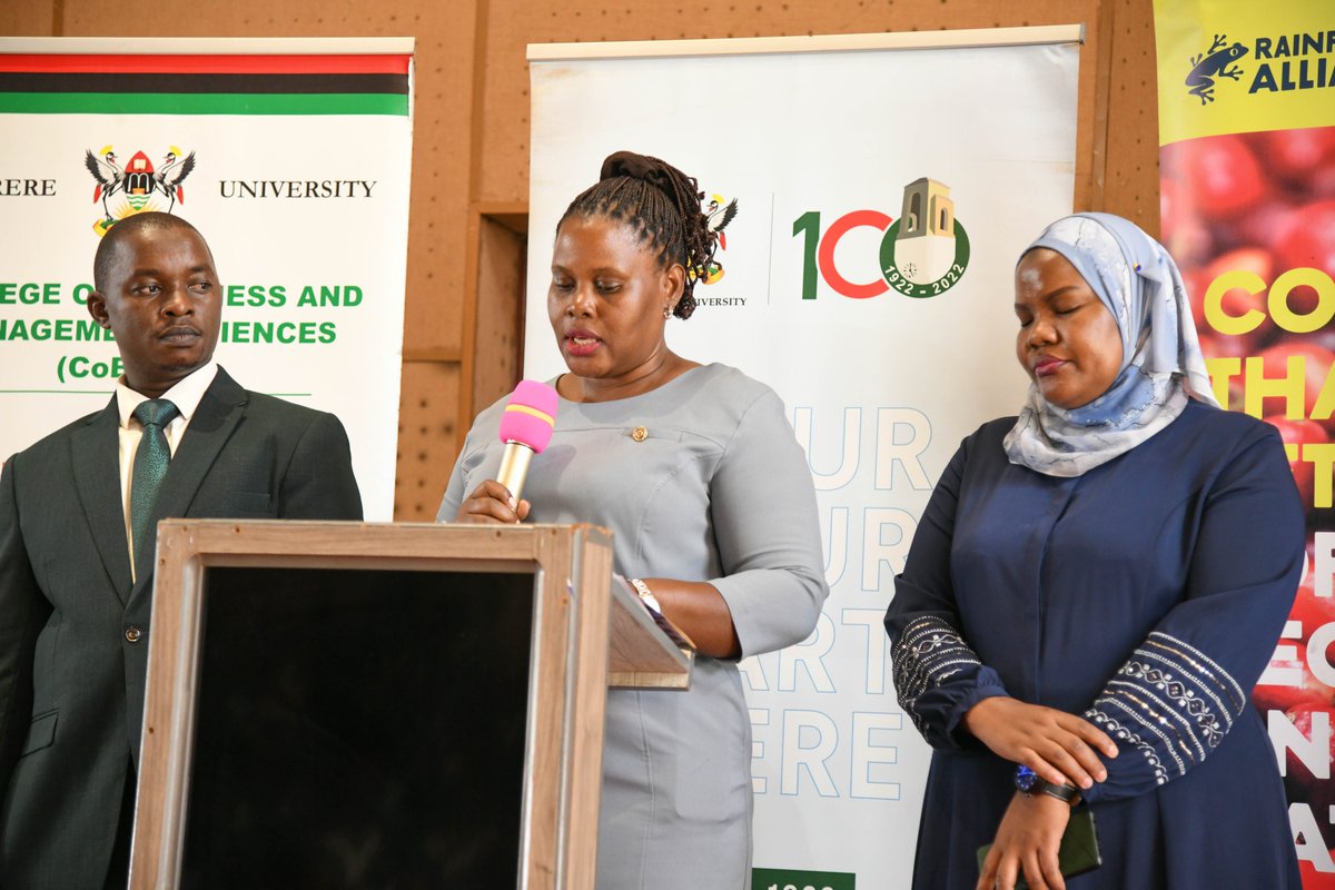 The Ag. Vice Chancellor Prof. <a href="/SsaliSarah/">Sarah N. Ssali</a> reiterated the university's position as laid down in it's strategy  as a thought leader in societal transformation.
<a href="/SsaliSarah/">Sarah N. Ssali</a>:  <a href="/Makerere/">Makerere University</a> is proud to present over 600 young innovators from <a href="/MakCoBAMS/">Makerere University COBAMS</a> showcasing over 300 entrepreneurial