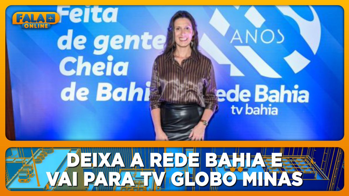 falamaisonline's tweet photo. Ana Raquel Copetti deixa a Rede Bahia e Christiano Caldeira assume o cargo.
https://t.co/o139bO4iPJ
#RedeBahia #GloboMinas #Televisão #FalaMaisOnline https://t.co/9DKSz4mw1y