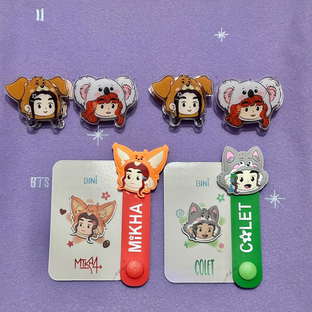 wts national bookstore nbs x bini ph
srp + 20 each item

SET A
mikha cable organizer, aiah + gwen paper clip

SET B
colet cable organizer, aiah + gwen paper clip

dm to claim

📍qc/laguna