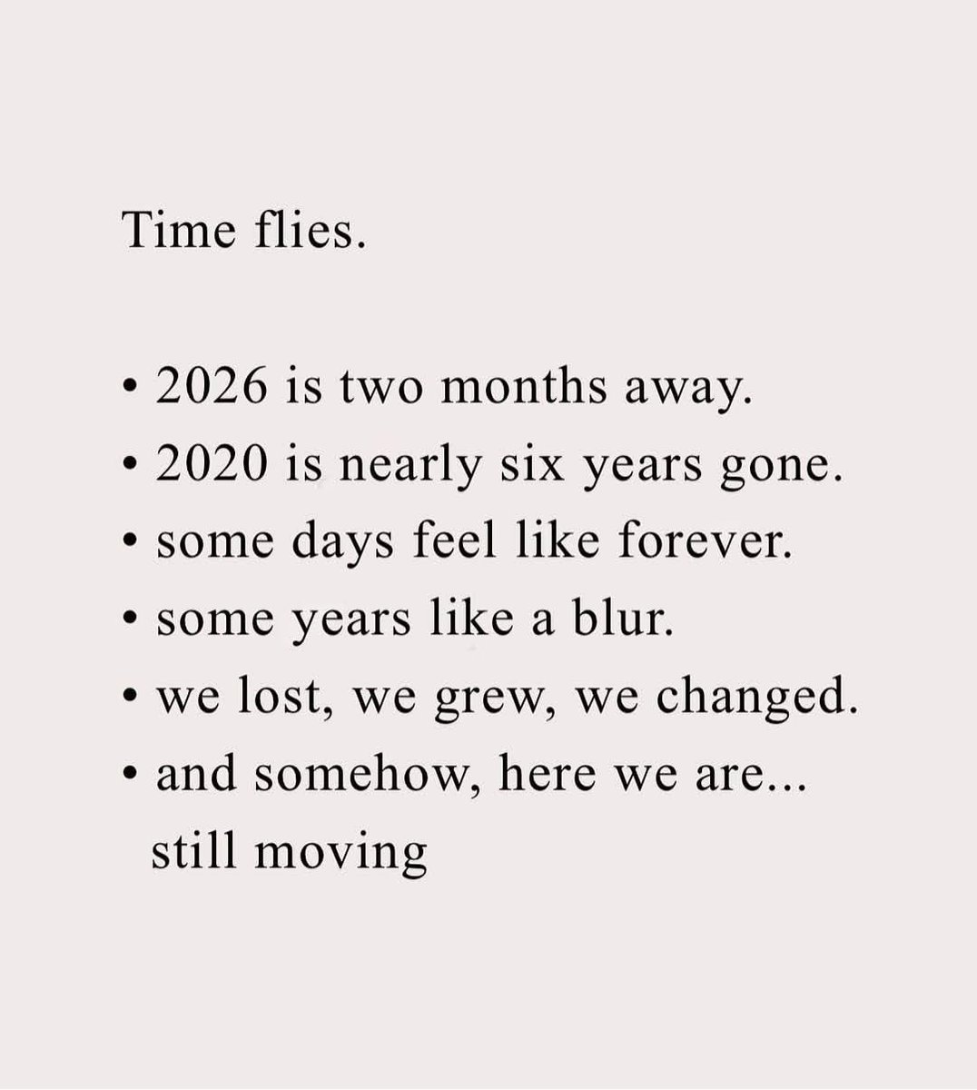 Time waits, nobody ⏲️