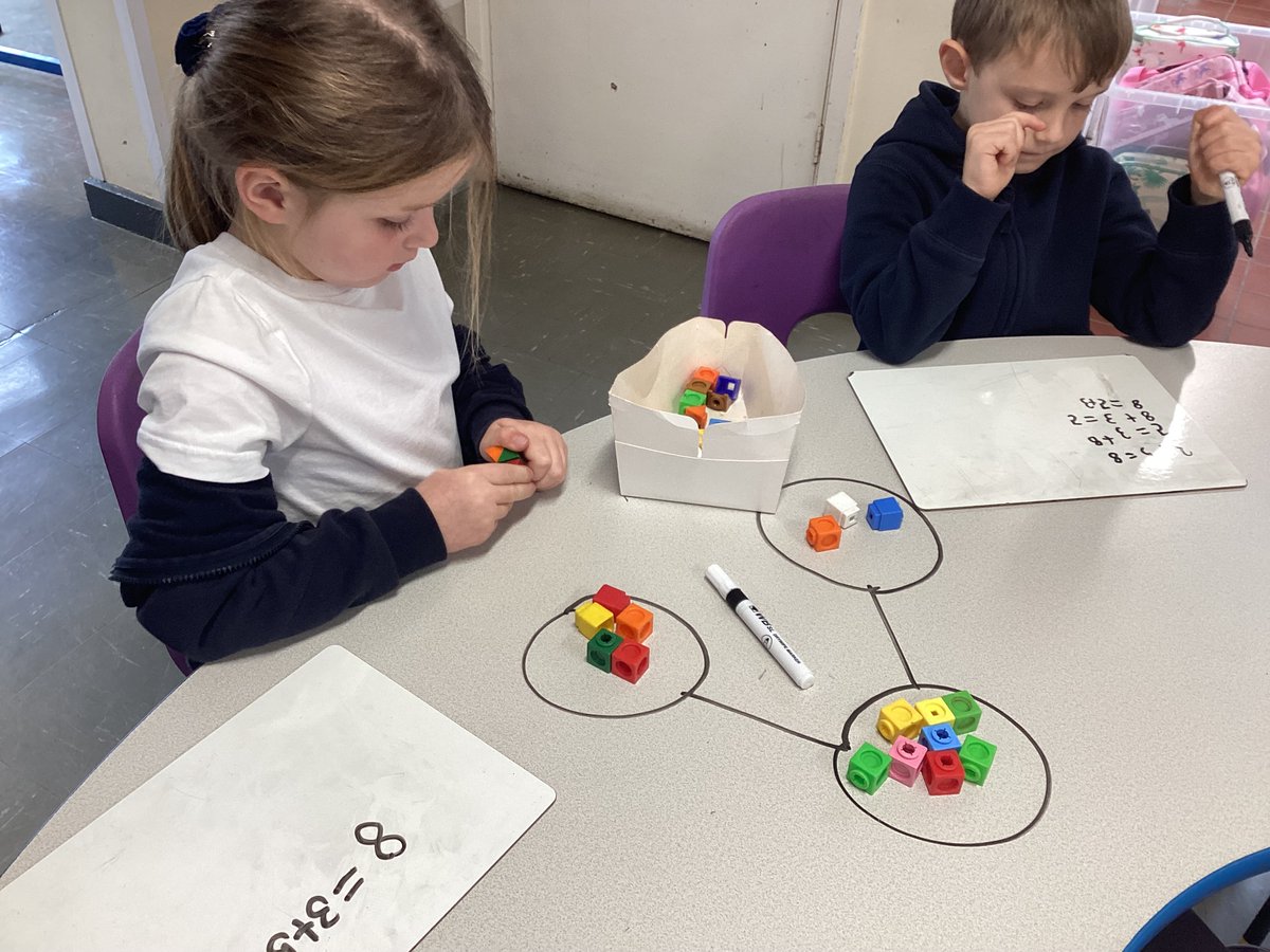 LancotSchool's tweet photo. What a week in Year 1 Maths! We've been super detectives finding the missing part in number sentences and giving our number bonds a great brush-up! 🧠🔢 They're becoming masters of those essential number facts! 👏 #NumberBonds #PrimaryEducation https://t.co/2rE6GIURAy