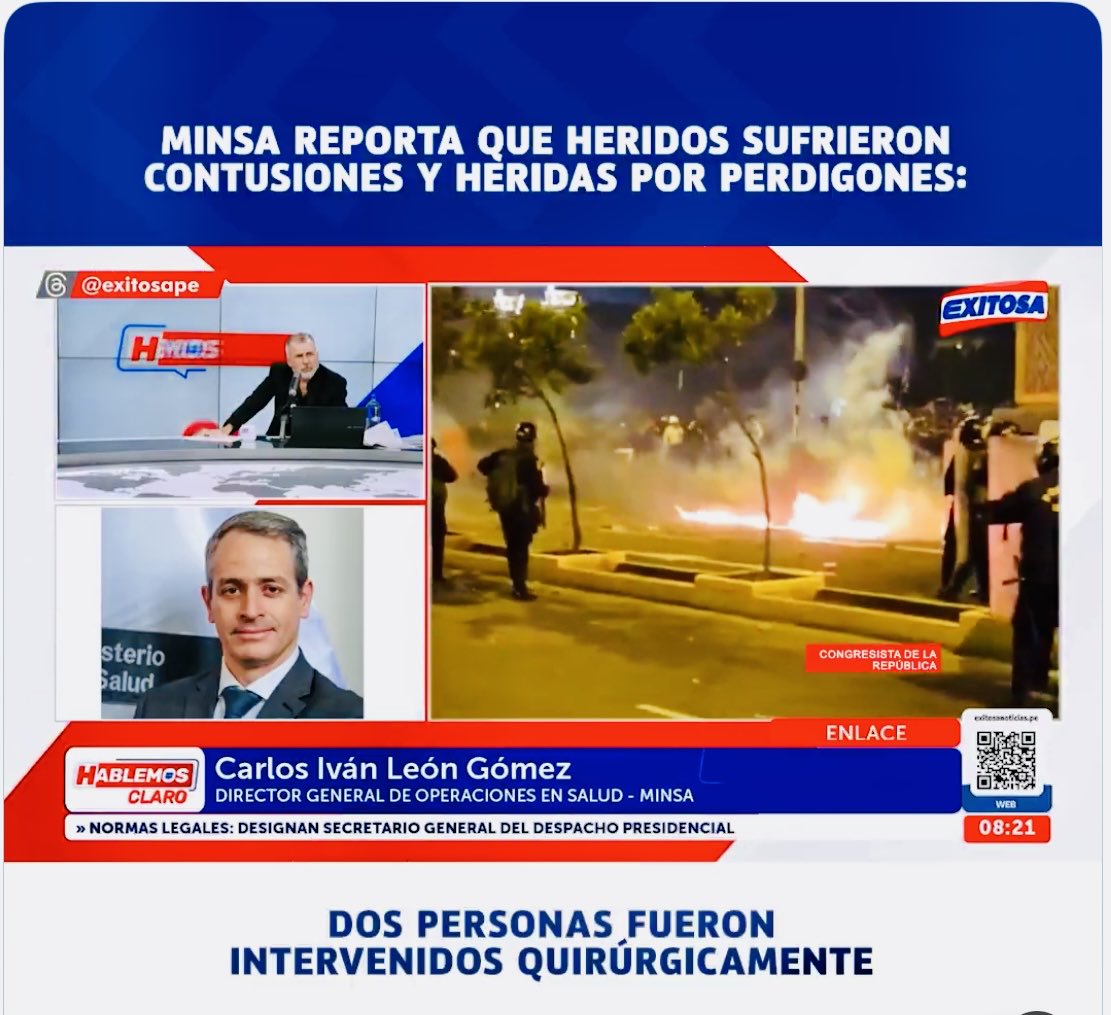 drantonioquispe's tweet image. Confirmado: EL PACIENTE ESTÁ MUERTO EN VIDA!!!

Según los médicos del Hospital Loayza el paciente que atendimos anoche llegó con un traumatismo encéfalo craneano severo con exposición de masa encefálica y fue operado de emergencia. 

Actualmente ESTÁ EN COMA Y CON MUERTE…