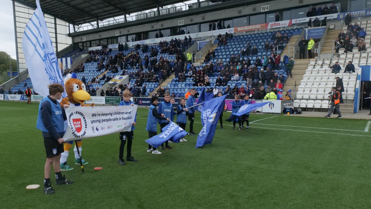 Play Safe. Play United. ⚽💙

Last home game, we proudly joined clubs across the country in supporting the FA Play Safe Weekend, raising awareness for safeguarding in football, because keeping everyone in the game safe is everyone’s responsibility. 🙌

#ColU | #PlaySafe | #EFL