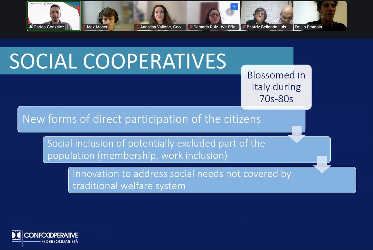 Today we are hosting the second Care Economy webinar! 🌎 🌍

Damaris Ruiz of <a href="/weeffect/">We Effect</a> and Emilio Emmolo of <a href="/FedSolidarieta/">Federsolidarietà IT</a> showcase how coops integrate housing and care rights with inclusiveness and accessibility, irrespective of age or gender.

#coops4dev🌍 #careeconomy