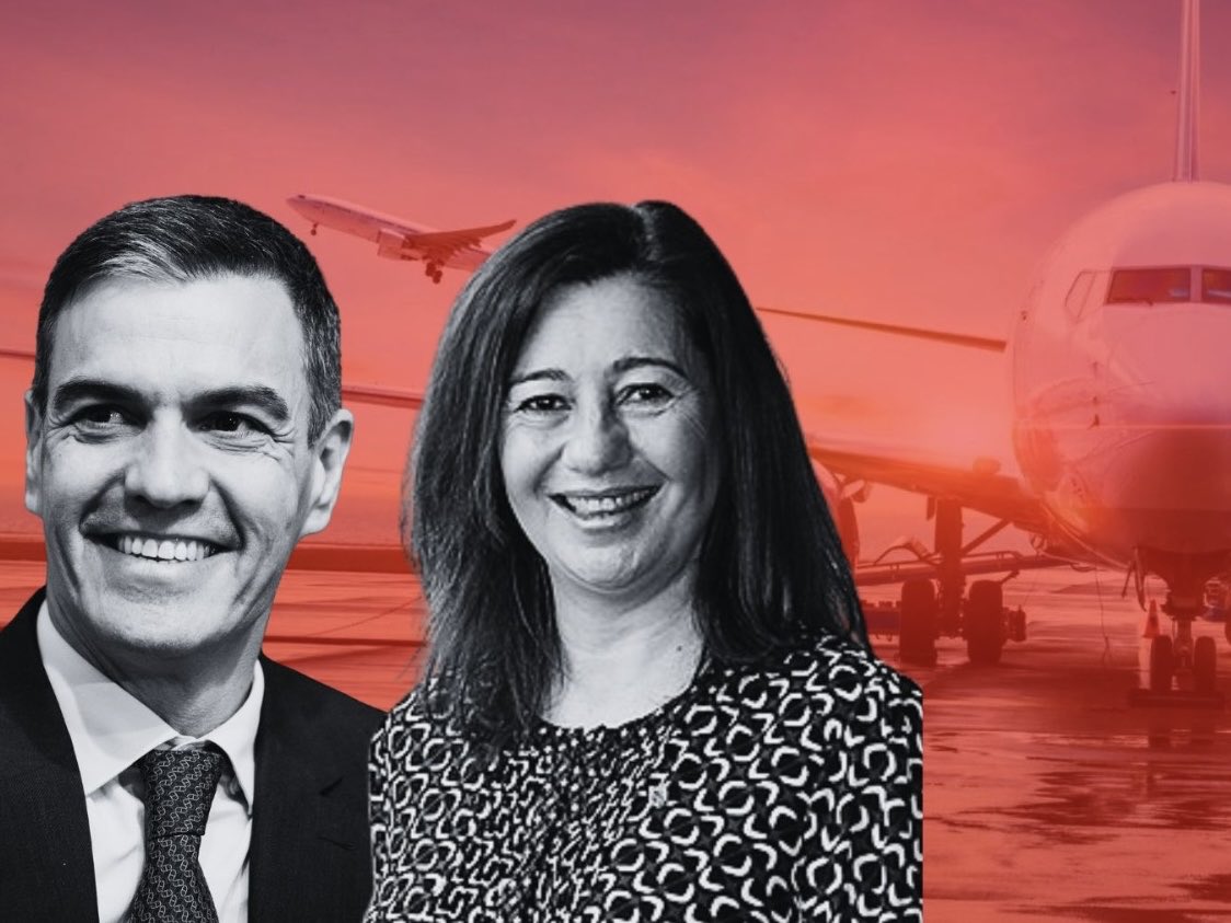 ❌ Els impagaments de Sánchez i Armengol pel descompte de resident provocaran una reducció de places aèries aquest hivern.

Armengol va vetar els 1.200 milions que
el PP va proposar per garantir el dret dels residents.

Defensam el que és de tots: connectivitat, descomptes i