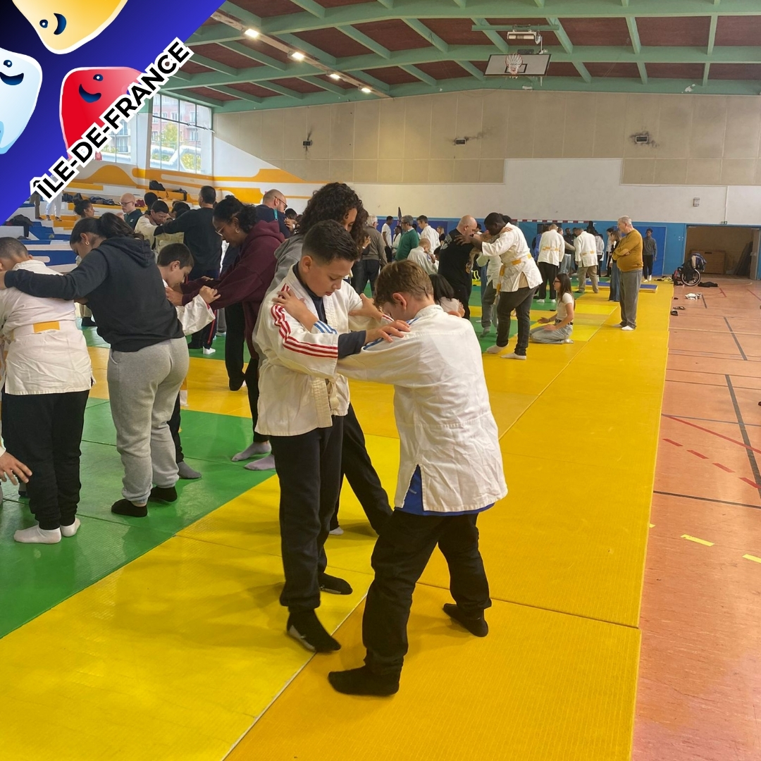 IdfLigue's tweet photo. 🥋 Journée Para Judo Adapté ! 

Hier, les équipes de la LSAIDF étaient présentes au stade Élisabeth, à Paris, pour assister à la journée de para judo adapté 💪

🧷Voir la galerie photo 👉https://t.co/mrKVhSHkvJ https://t.co/hbVoPbQ6uo