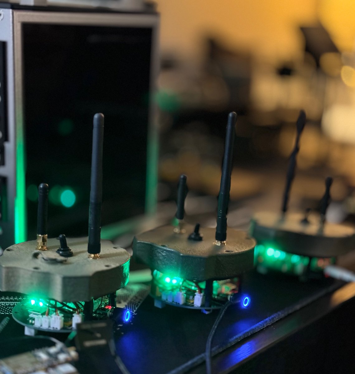 Place around property 

Measure &gt; Flash &gt; Test &gt; Repeat

Confuses neighbors more when I try explaining it. Lots ahead…