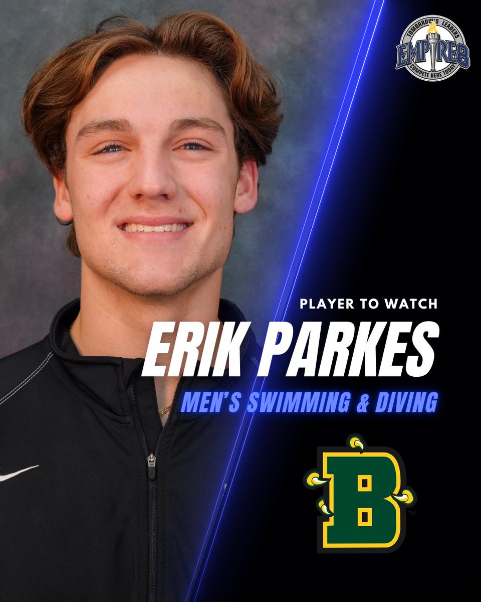 <a href="/AUSaxons/">Alfred University Saxons</a> <a href="/auswimanddive/">AU Swimming & Diving</a> Our next #E8 Men's Swimming &amp; Diving Players to Watch are from <a href="/BportAthletics/">Brockport Athletics</a>!

Jace Fredericksen, Sr., Newark, NY/Newark

Erik Parkes, So., Niagara Falls, NY/Canisus

#E8Proud #LeadersCompeteHere #WhyD3