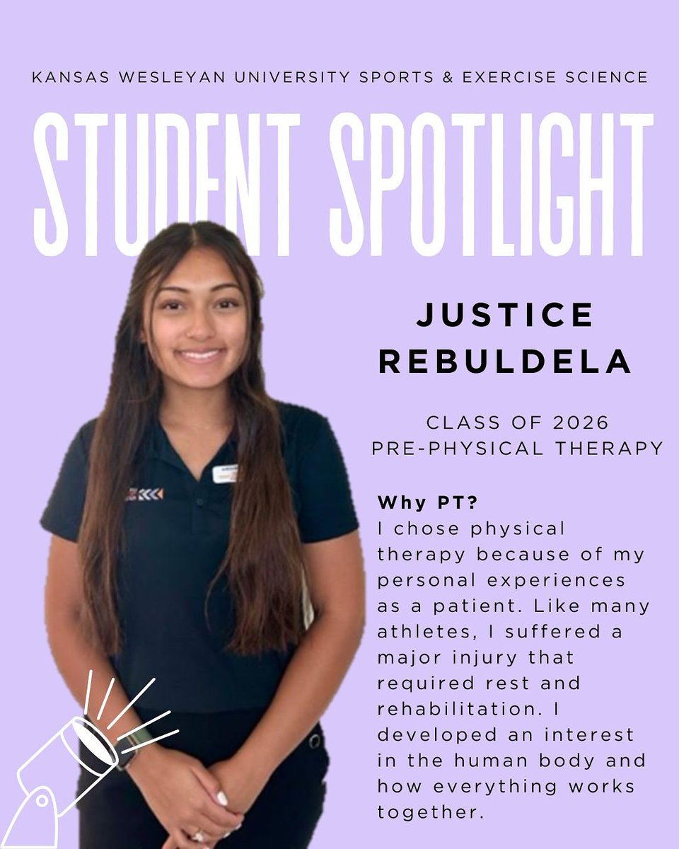 KWU_SPES's tweet image. Justice Rebuldela is our October student spotlight! She is from Stockton, CA majoring in pre-physical therapy! Congrats coyote 🐺

#kwu #spes #studentspotlight #rollyotes