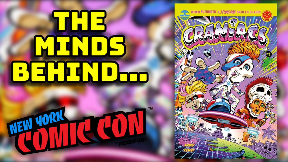 SoWizardPodcast's tweet image. The hit trading card series is now a comic book from @ComicsTitan! We talked to artist Joe Simko and creator Ira Friedman all about CRANIACS at @NY_Comic_Con! #NYCC 
Watch: youtu.be/y7DDtGl0MRM?si…