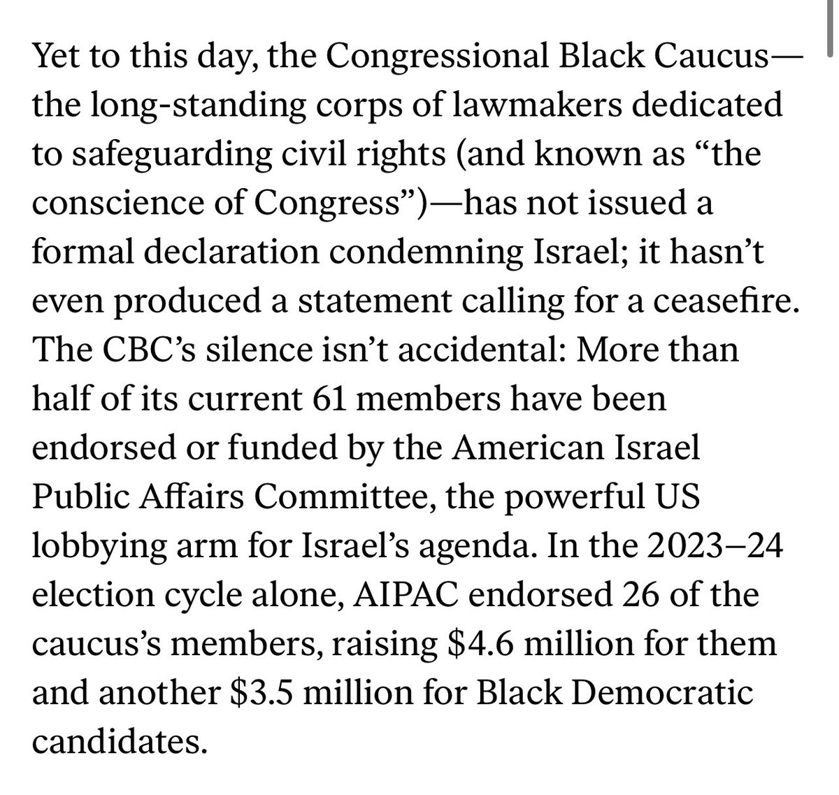 Phil_Lewis_'s tweet image. The Congressional Black Caucus’s silent partnership with AIPAC
thenation.com/article/societ…
