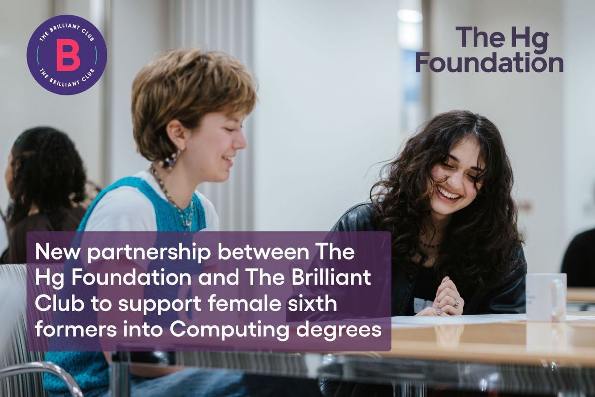BrilliantClub's tweet image. Computer Science Scholars is an exciting project we've launched with The Hg Foundation to support 500+ female and non-binary sixth form students to pursue Computer Science degrees!
We're now down to our final few spaces. Register your school's interest: bit.ly/468s8Iy