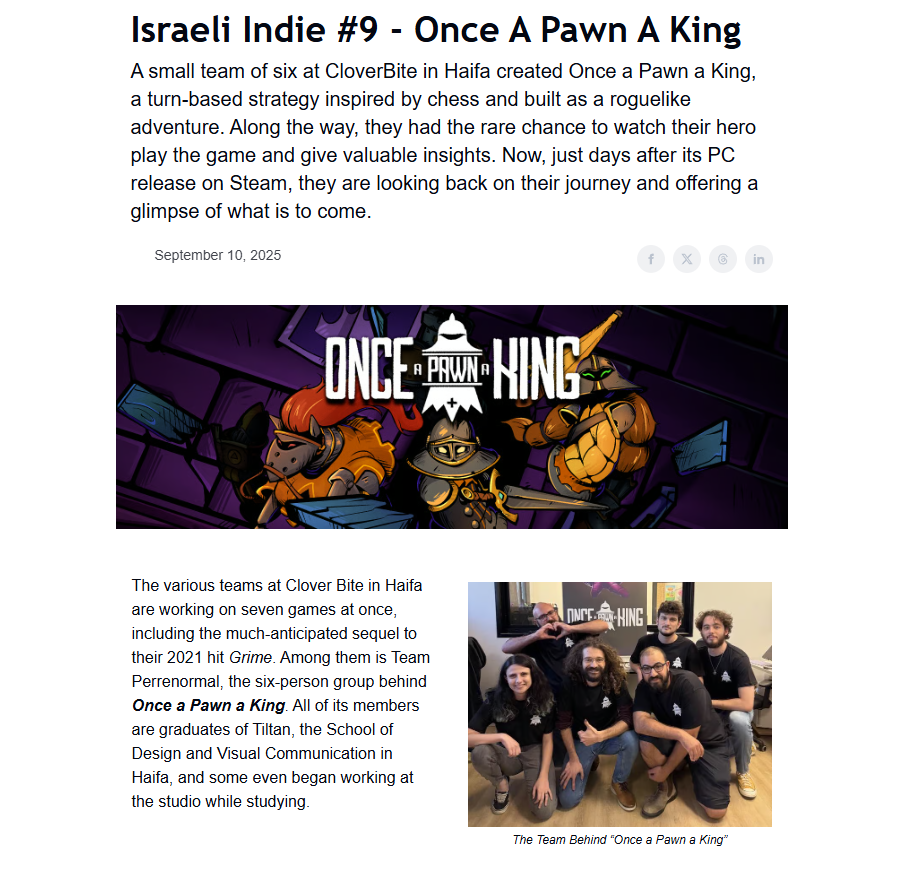 Once a Pawn a King tweet media