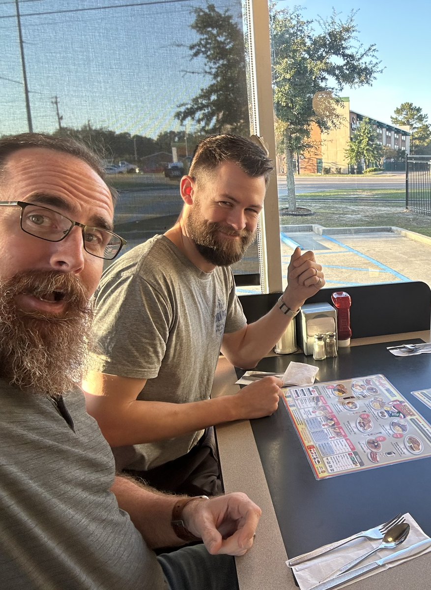 When your friend comes in from England, how do you break him in to good American culture?

Buc-ee’s and Waffle House of course.