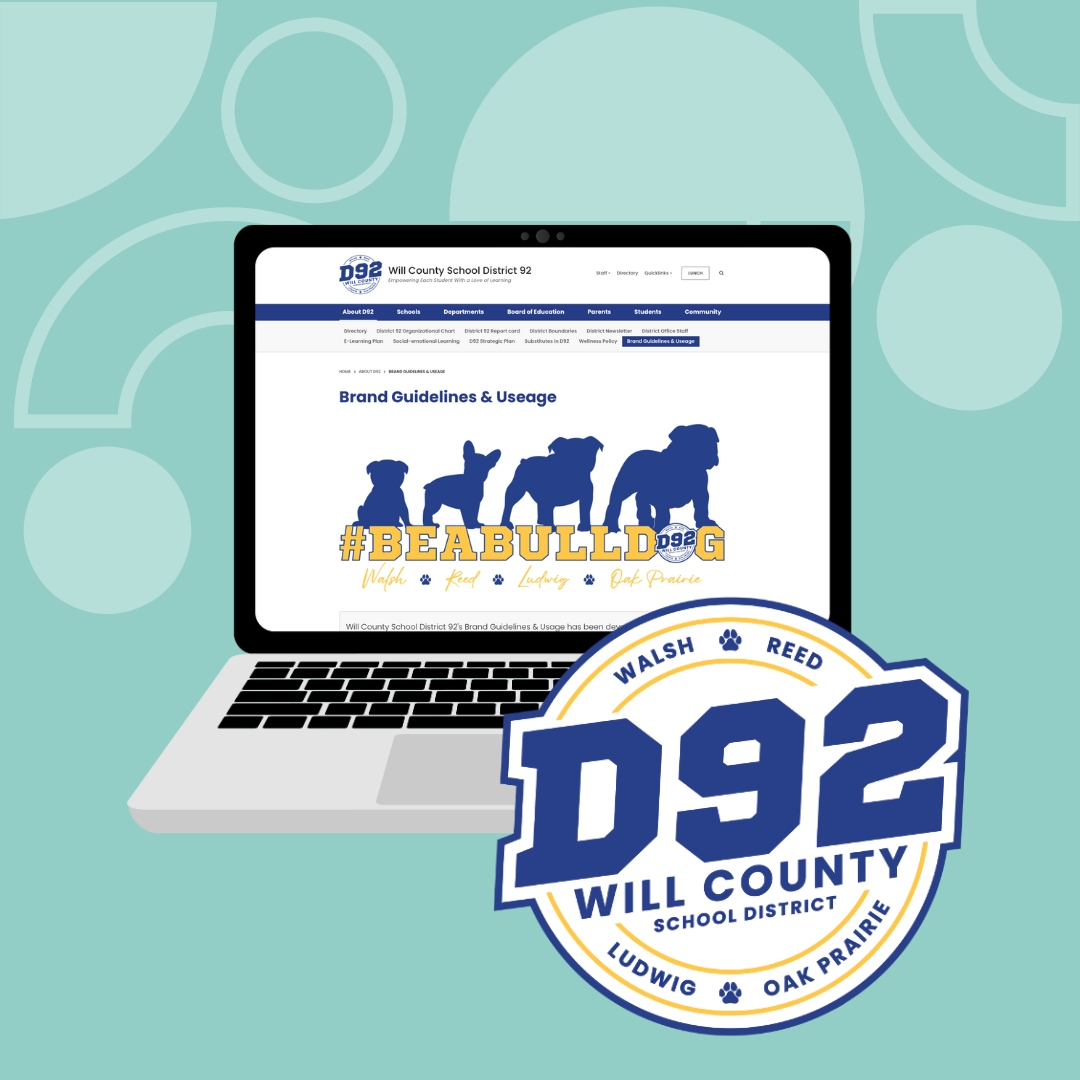 The bulldogs of Will County School District 92 (IL) wanted a district logo that felt cohesive and connected across their schools. Our team got to work creating a district mark that unites their schools under one strong, aligned identity. Check it out: bit.ly/3IZGDqu