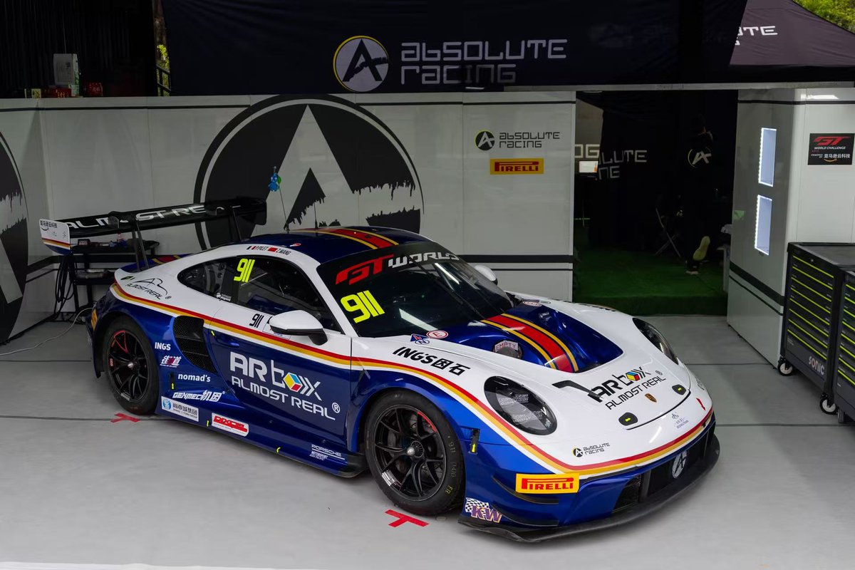 MadridMotorS's tweet image. #GTWorldAsia Asi es el 911 del team #AbsoluteRacing para los pilotos Patrick Pilet y Wang Zhongwei #FelizJueves #FelizJuevesATodos