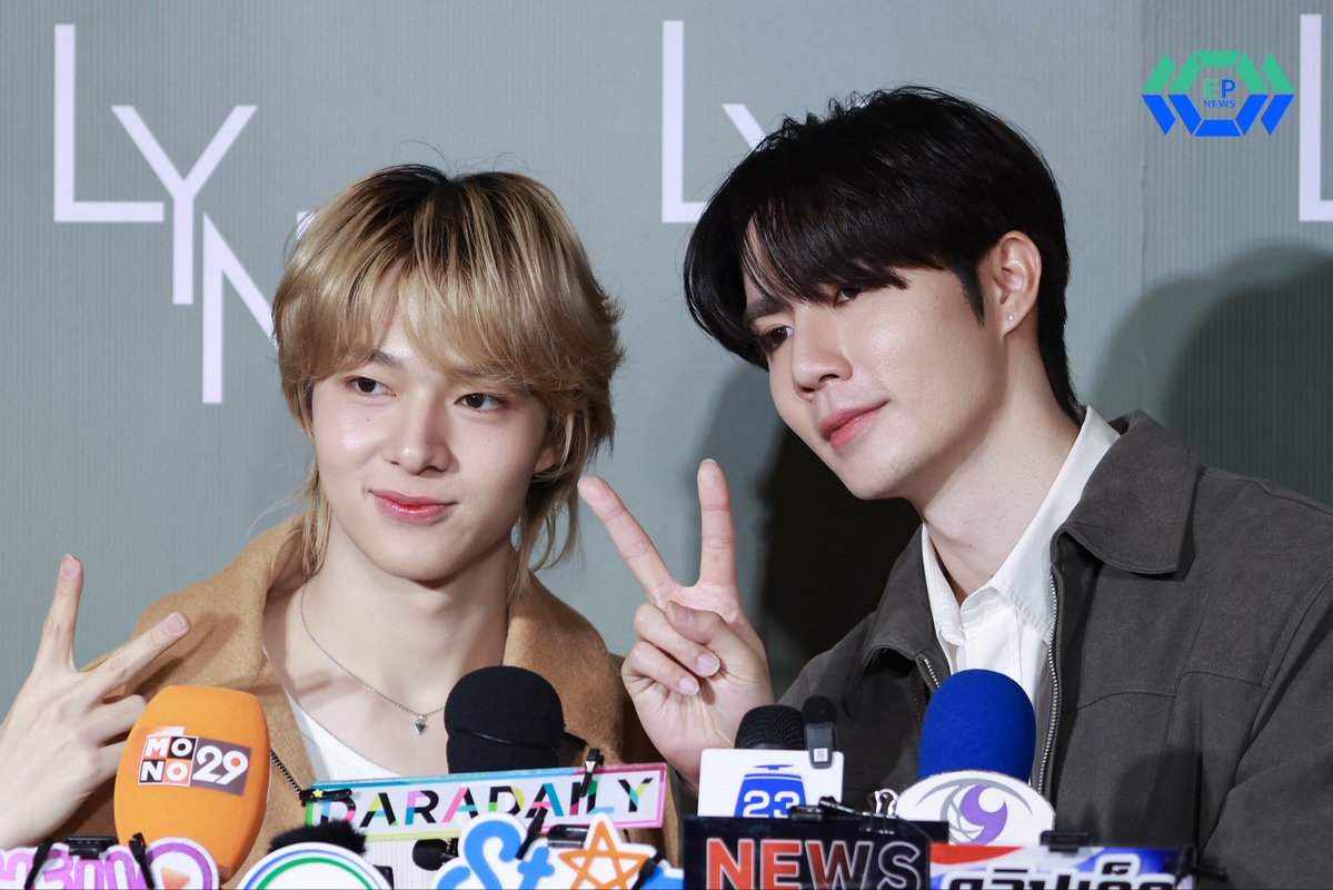 epnewsonline's tweet image. “ซี - นุนิว” ช่วงสัมภาษณ์กับพี่ๆสื่อ ในงาน “Better Together” เปิดตัวแคมเปญ "The Perfect Match" ของ LYN INFINITE MEN'S COLLECTION
#LYNXZeeNuNew
#ZeeNuNew
#ZeePruk #NuNew