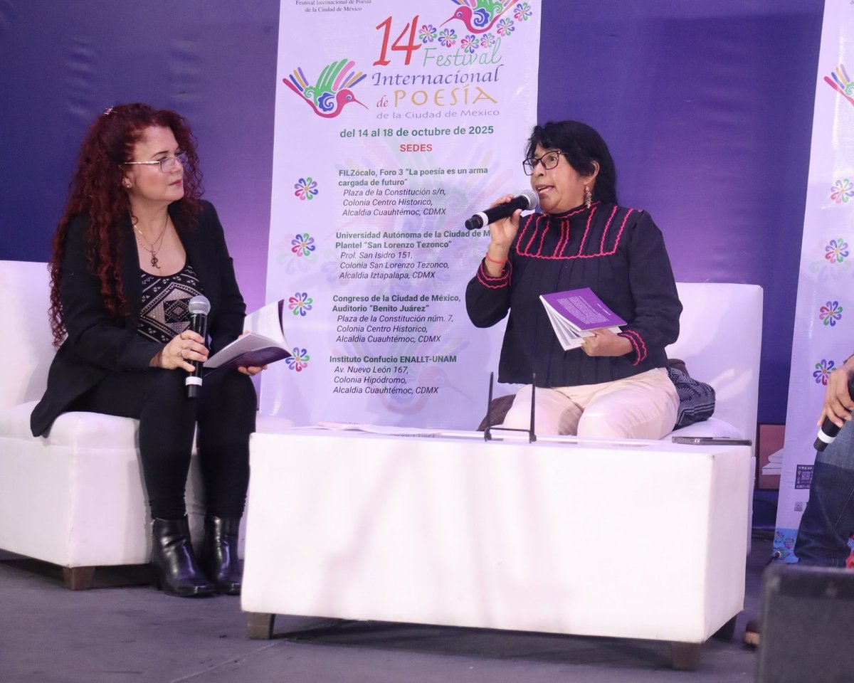 Como parte del programa de la XXV Feria Internacional del Libro en el Zócalo y del XIV Festival Internacional de Poesía de la Ciudad de México, ayer se llevó a cabo la presentación editorial de la antología del Encuentro Nacional de Escritoras en Lenguas Indígenas.