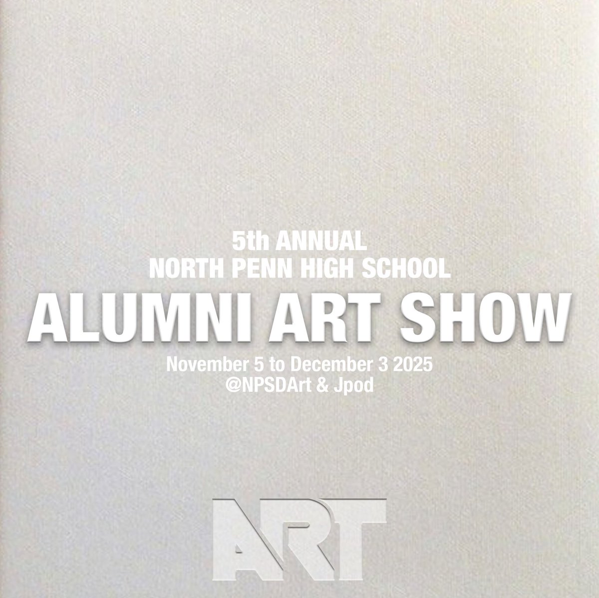 Attention North Penn High School Art Alumni: sign up TODAY for our 5th Annual Alumni Art Show!!
Click here to sign up: 

docs.google.com/forms/d/e/1FAI…
