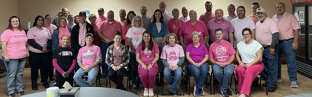 Our Northfield employees made sure pink was the theme of the Fall Sales Meeting yesterday. Our electronics manufacturing employees in Northfield showed their support as well as our team at our headquarters in Peosta, Iowa.

#bodineelectriccompany #breastcancerawareness2025
