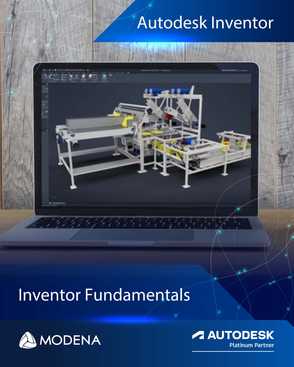 ModenaBIM's tweet image. New to @autodesk Inventor or need a refresher?
Our Inventor Fundamentals course gets you productive quickly with parts, assemblies and drawings that follow best practice. Check our calendar to book: modena.co.za/modena-trainin…
#AutodeskInventor
#Inventor
#ModenaTraining