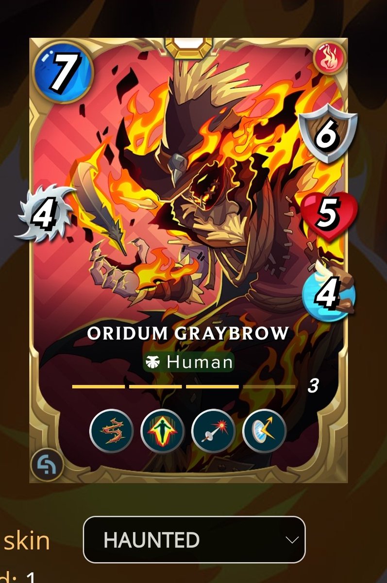 Welcome to the family ❤️  love oridium, and I often use it in game. Fantastic haunted art 🔥 
#splinterlands