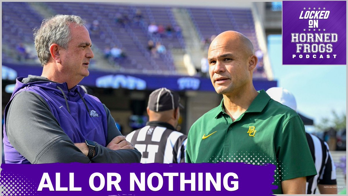 Locked On Crossover w/ <a href="/realcamstuart/">Cam Stuart</a> 
🔘TCU &amp; Baylor playing for their season
🔘Josh Hoover vs Sawyer Robertson
🔘Predictions
<a href="/LockedOnNetwork/">Locked On Podcast Network</a> | #PlayMyMusic
link.chtbl.com/LOHornedFrogs?…