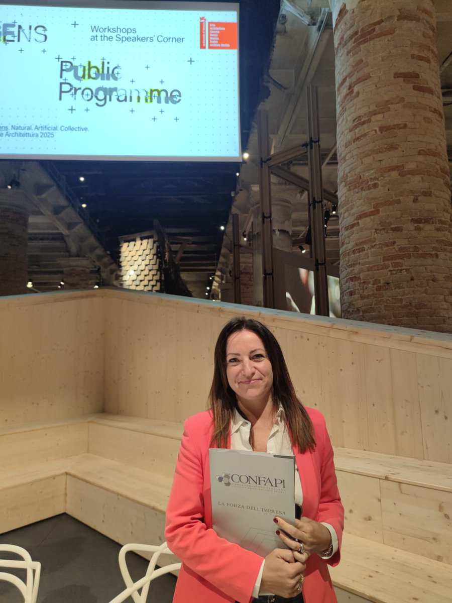 Confapi's tweet image. BIENNALE: CONFAPI ANIEM E FILIERA COSTRUZIONI SU IA E RIGENERAZIONE URBANA

Leggi la notizia  👉 confapinews.confapi.org/news/biennale-…