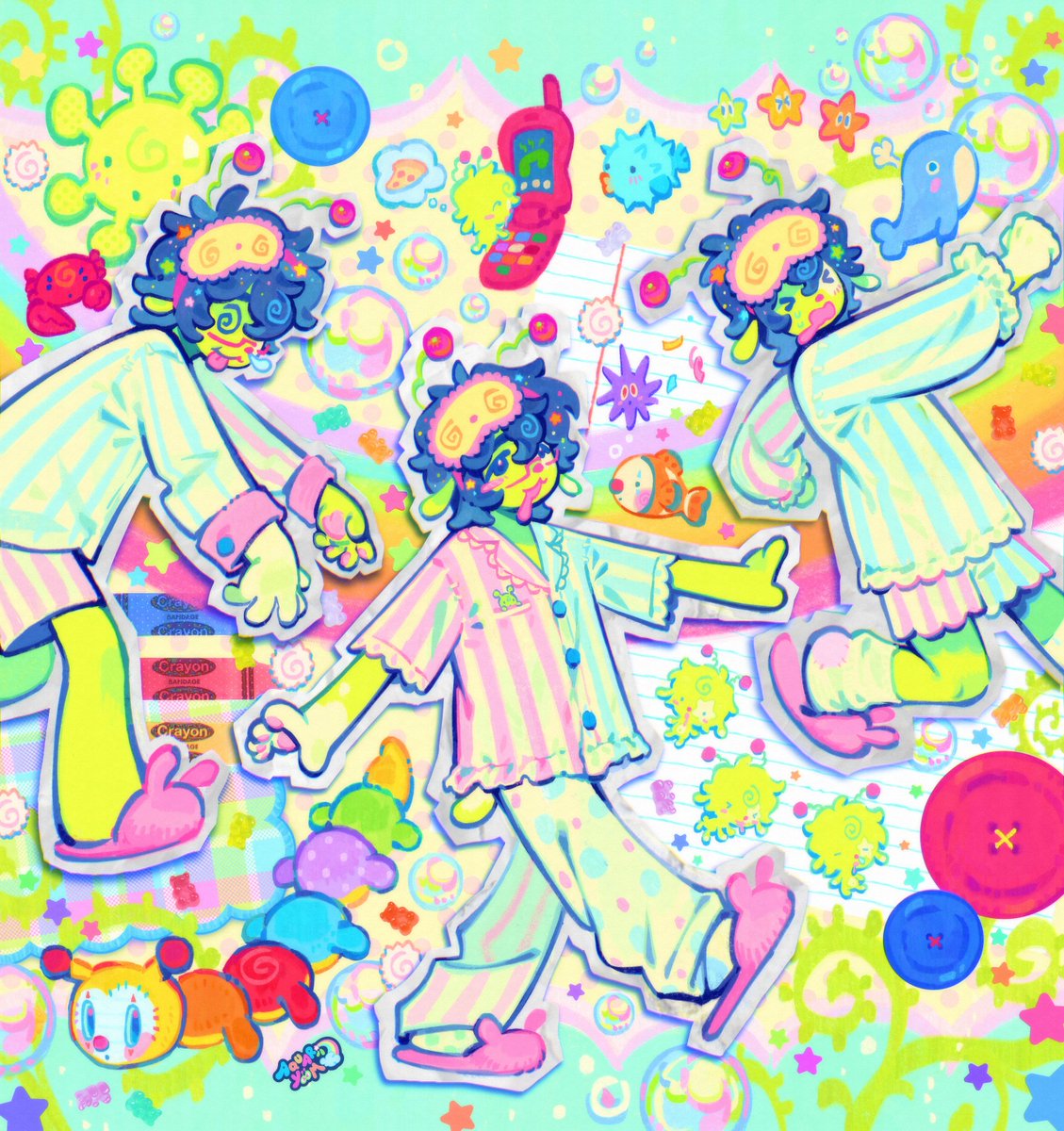 aquariiy00m's tweet image. 🫧☎️🌈