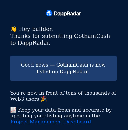 Gotham.cash tweet media