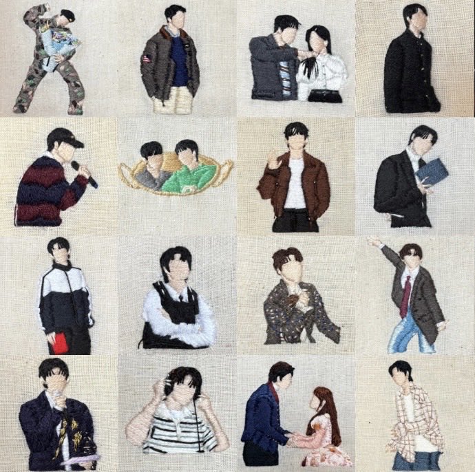 makongwo's tweet photo. 刺しゅうで描く、いつかのオンさん🪡除隊後の一年の歩みまとめver.
ラルフイベントで活動再開、声優デビュー、ファンミ、デフィとの再会、映画試写会、百想、ファンサイン会、演劇デビュー、ボイプラマスター、誕生日の歌の贈り物。たくさんのどきどきわくわくきゅんきゅんをありがとう☺️

#옹성우 https://t.co/Ffebih1zQY