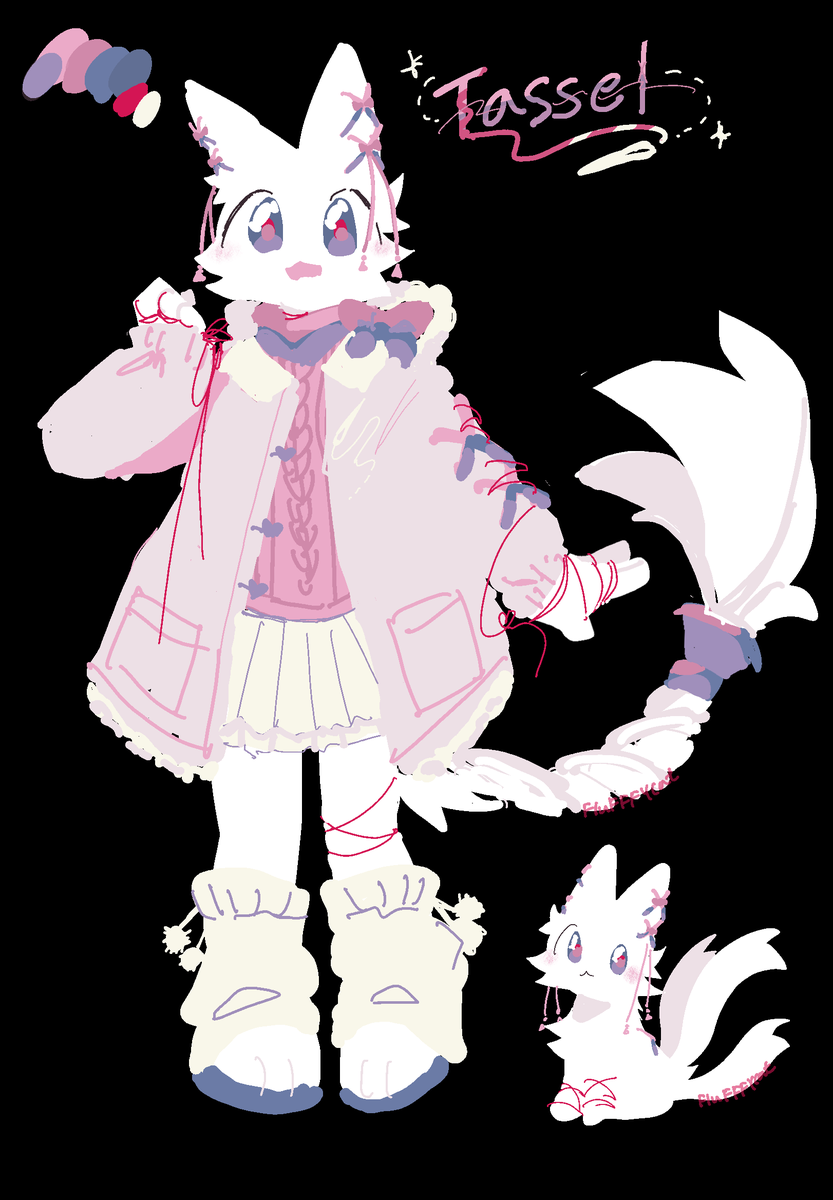 Flufffcat's tweet photo. New character design https://t.co/Toc8yjiNpA