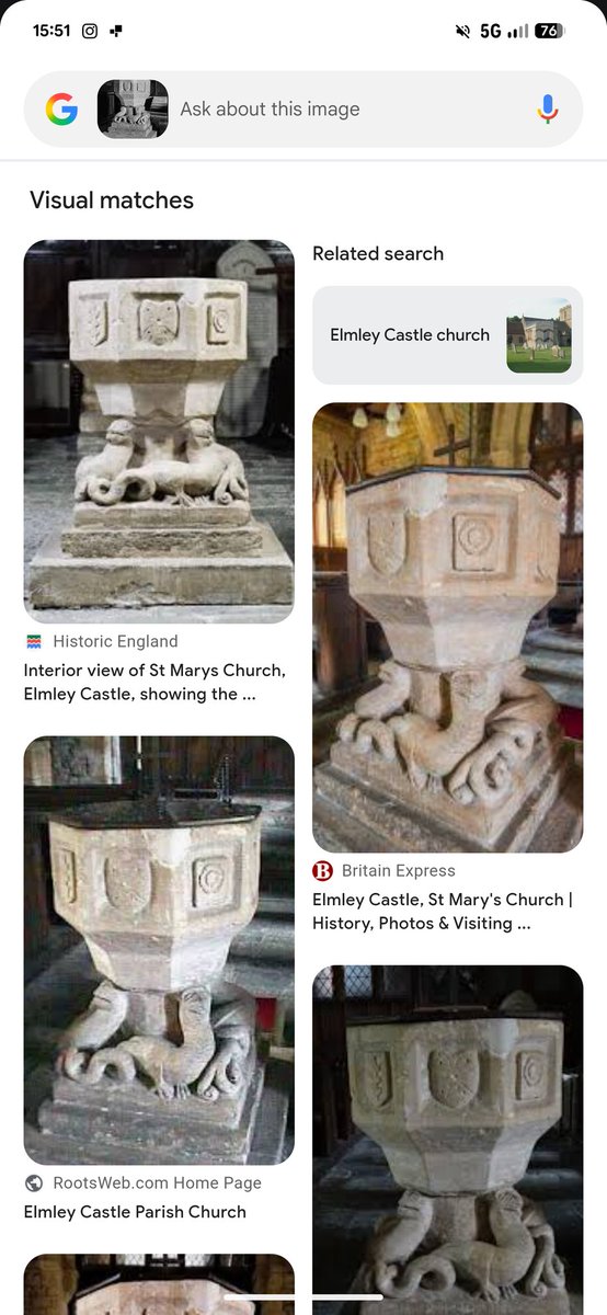 Blurred_Lynes's tweet photo. @HE_Archive Google reverse image search identified it as Elmley Castle. https://t.co/Ds4TUpV955