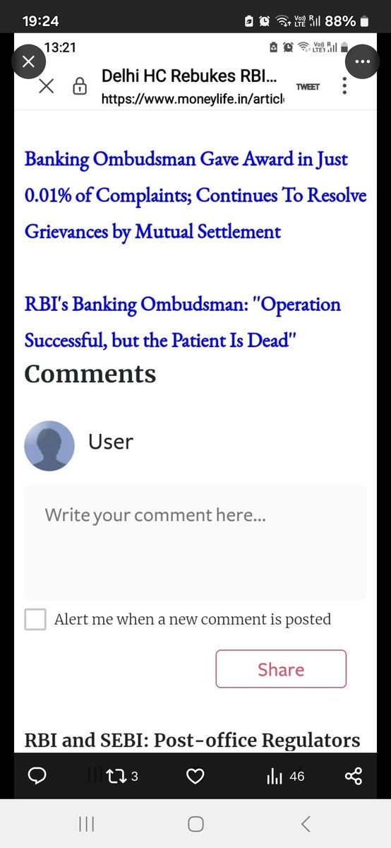 BandanaMrs's tweet image. WHAT ELSE ?  VIZ #BANKINGOMBUDSMAN #INSURANCEOMBUDSMAN #GOVT PORTALS #IRDAI  SEE PIC HOW #BANKINGOMBUDSMAN BLINDLY CLOSED  GIVING WRONG CLAUSE  NO  OF A SINGLE CASE NO N****2760  &amp;amp; SUPPORTING ERRONIOUS BANK LIKR #ICICI BANK ..WHY no #AWARD NOW GIVEN ? RATE IS 0.01% WHY?