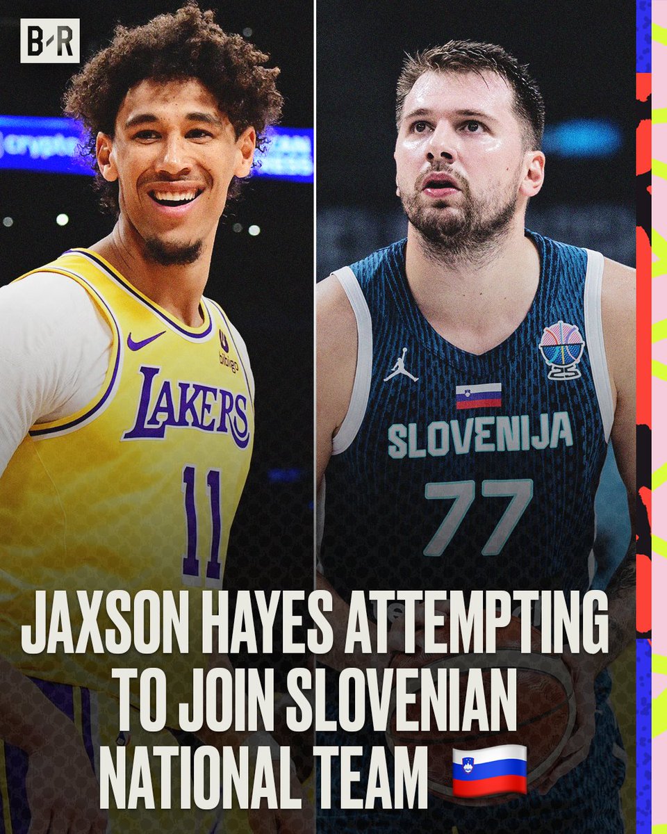 Jaxson Hayes says he is trying to secure a Slovenian passport to play with Luka on Slovenia's national team  👀🔥 