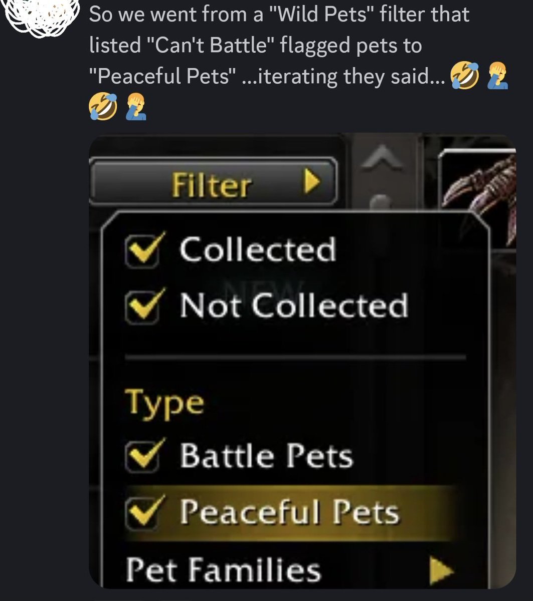 Well, that certainly is...something.

They're also iterating on my justification for requesting a refund on my Midnight pre-order. <a href="/WarcraftDevs/">WarcraftDevs</a>