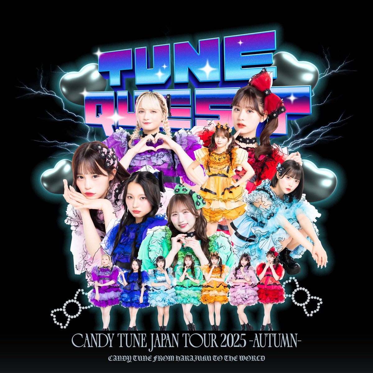きゅーすと　ふるっぱー　きゃんちゅー　格安まとめ売りセット FRUITS ZIPPER妹分3組が「TGC teen」に集結 CANDY TUNE・SWEET STEADY