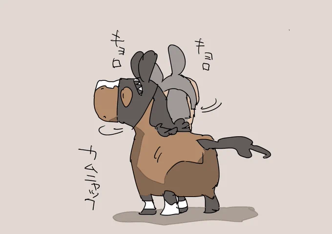 キョロキョロ
#カムニャック 