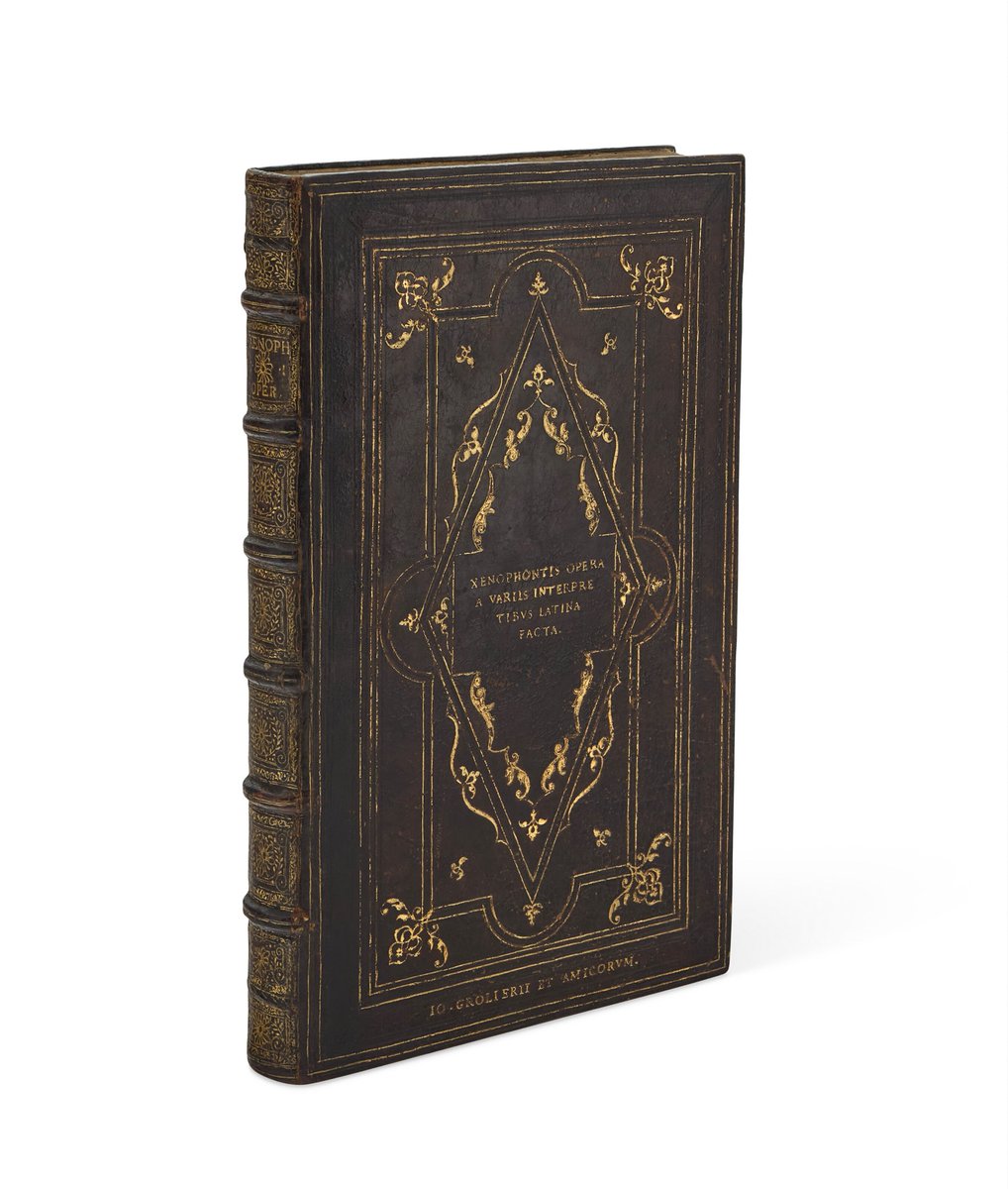 Last chance to bid! Sale starts closing today, 10am EDT. Don’t miss out on such beautiful books, as this binding for Jean Grolier (lot 28): onlineonly.christies.com/s/fine-printed…