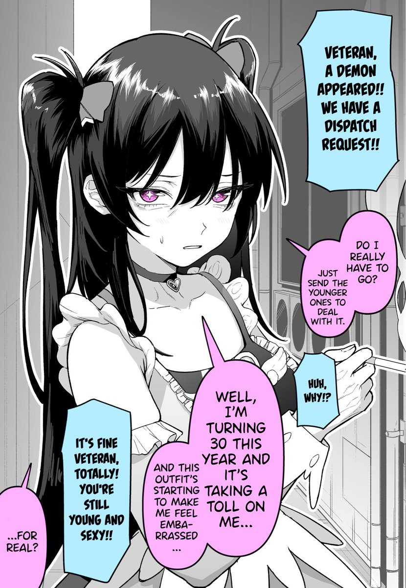 @medatarou1 English Version! [The woes of a veteran magical girl...] 