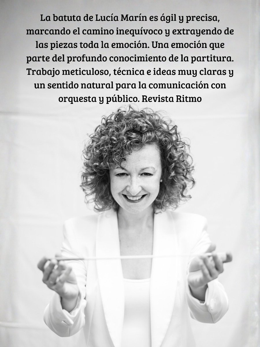 🔵 Gracias la <a href="/RevistaRITMO/">RITMO</a>  por la difusión del post concierto que tuvo lugar el 3 de octubre con la <a href="/OCRTVE/">Orquesta y Coro RTVE</a> 🙏

 🔵ritmo.es/auditorio/crit…