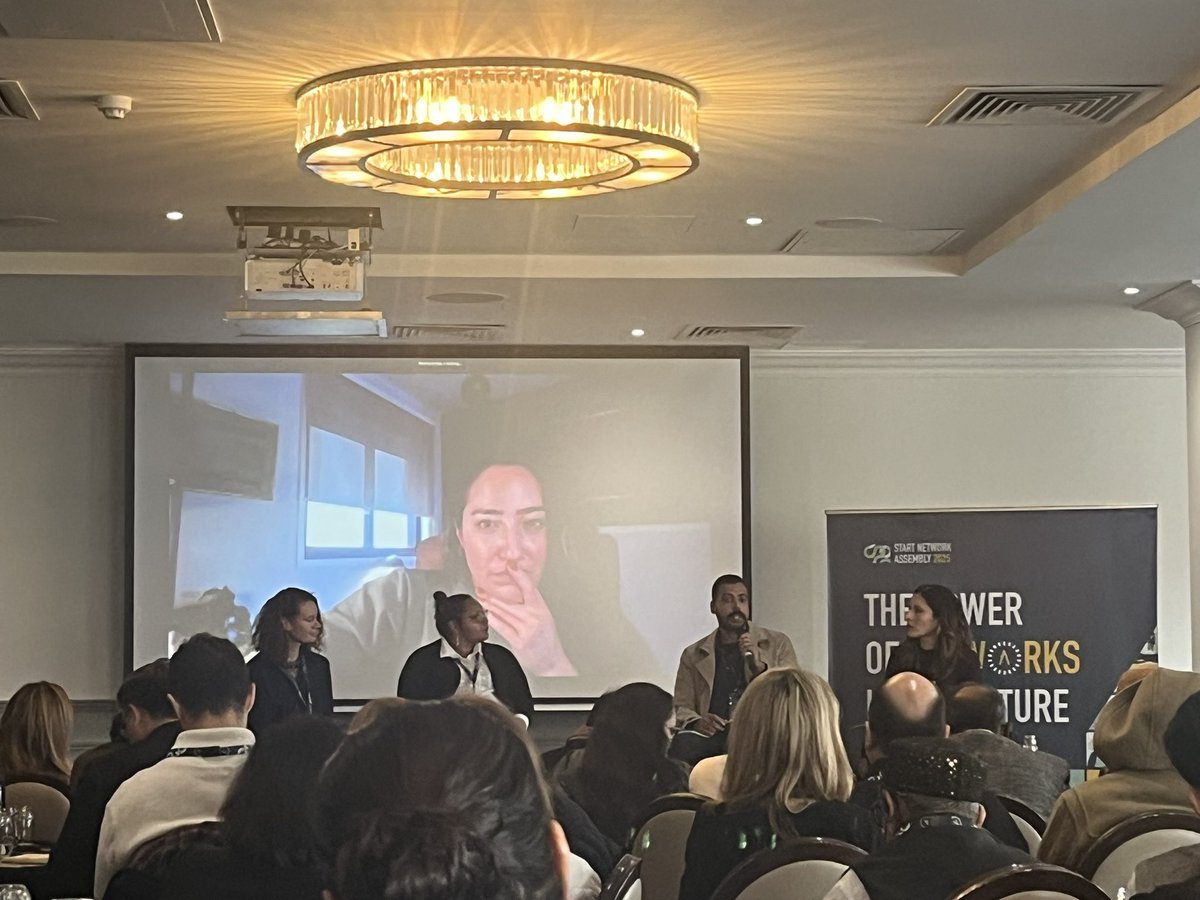 Important #StartNetwork discussion on the immense challenges facing IHL in Gaza - great to hear inspiring <a href="/christianaid/">christianaid</a> and <a href="/oxfamgb/">Oxfam</a> Gaza partner telling us more about the disastrous humanitarian situation there &amp; heroic work of Palestinian local actors in impossible conditions