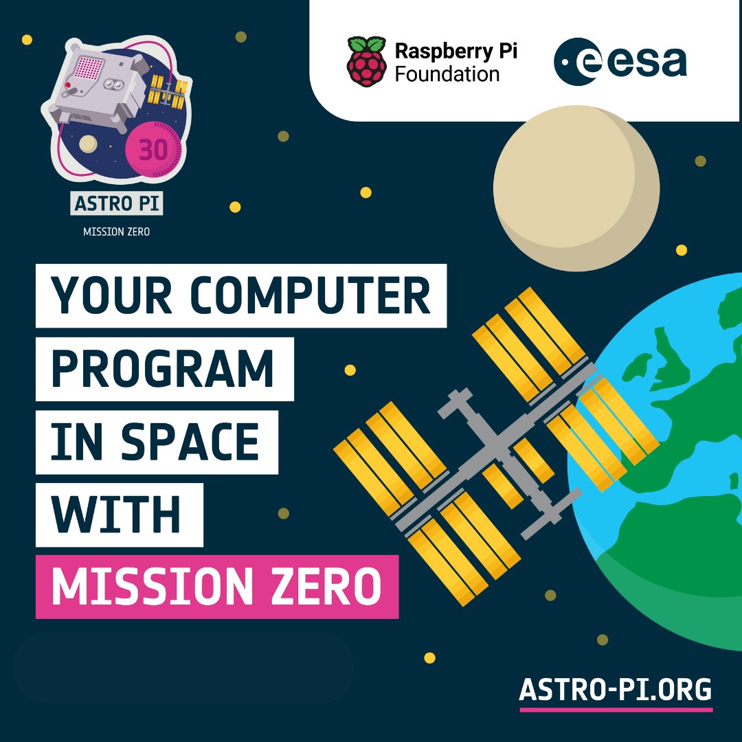 Astro_Pi's tweet image. 🌟 We’re heading to #BradfordScienceFestival 🌟

Join the Raspberry Pi Foundation team for a Mission Zero workshop 🚀

👩‍🚀 No experience needed, for young people aged 11+

📍 National Science and Media Museum, Bradford

📅 25-31 October 2025
 👉 rpf.io/astro-pi-bsf