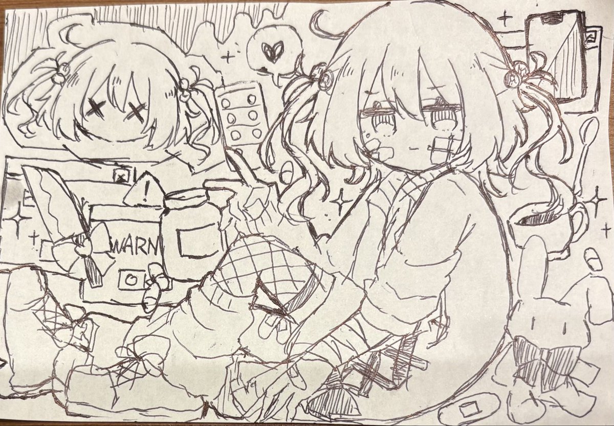 バイト中の産物