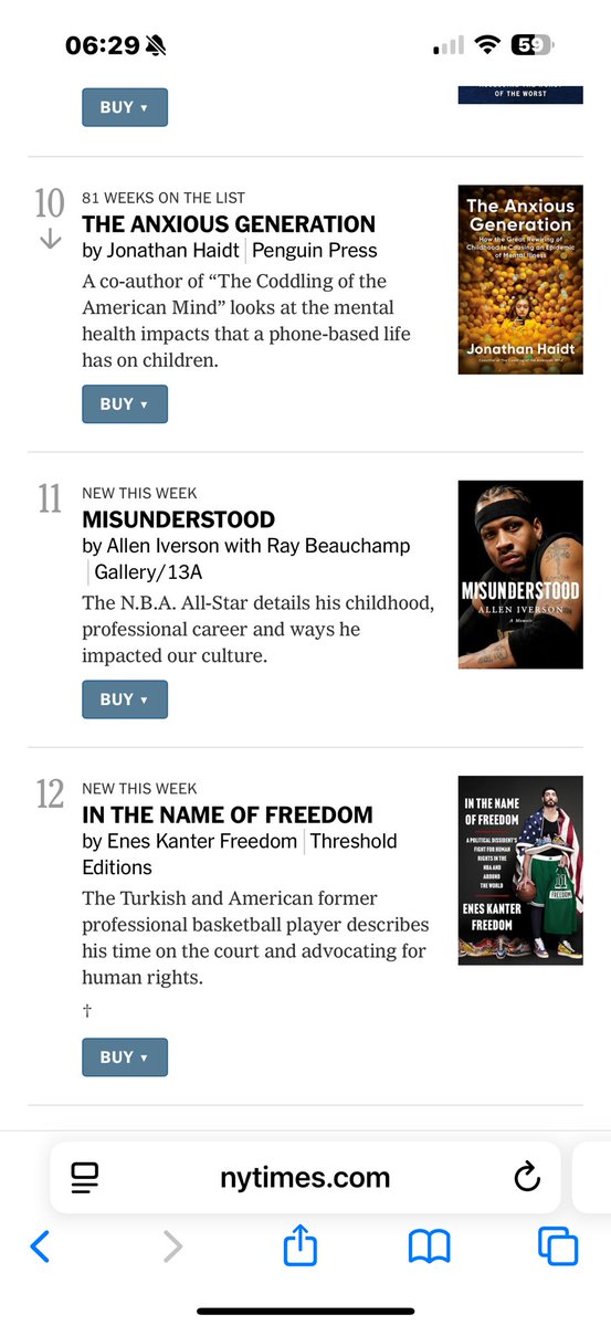 Gultekin Bibar (@bibargultekin) on Twitter photo Sevlnelim blraz, <a href="/EnesFreedom/">Enes Kanter FREEDOM</a> kitabi 12.ci sıradan Ny Times Best Seller listesine girmiş elh Sevlnelim blraz, <a href="/EnesFreedom/">Enes Kanter FREEDOM</a> kitabi 12.ci sıradan Ny Times Best Seller listesine girmiş elh